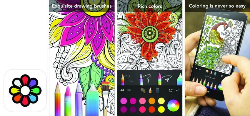 Garden Coloring Book app