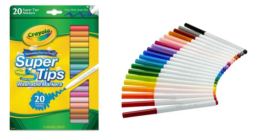 Crayola Super Tips markers review for adult coloring