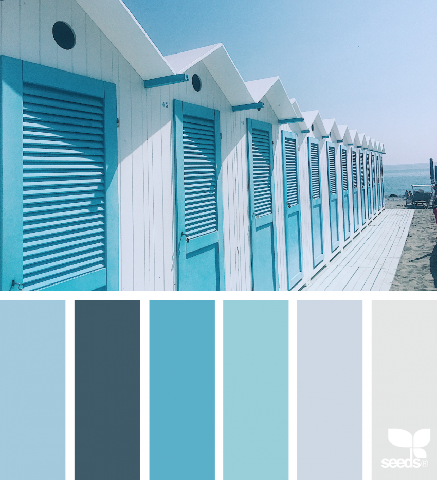 Ocean Blues color palette