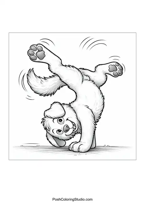 A dog running happily through a grassy field.