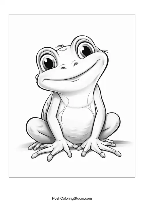 A frog sits on a rock with flowers nearby.