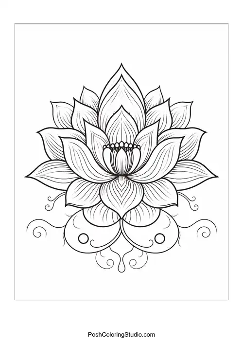 A group of lotus flowers with a prominent leaf in the background.