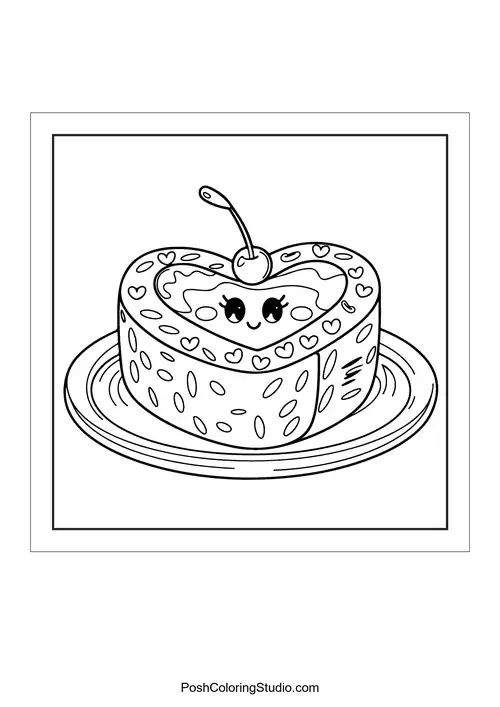 A fox character with sushi on a plate.