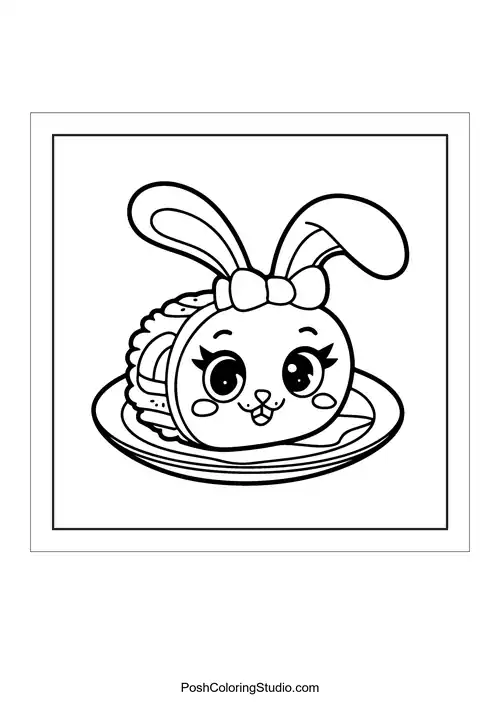 A sushi roll wearing sunglasses and a smile.