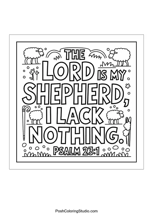 A shepherd with sheep in a serene landscape.