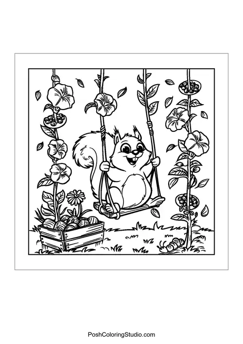A frog holding a flower under a lily pad.