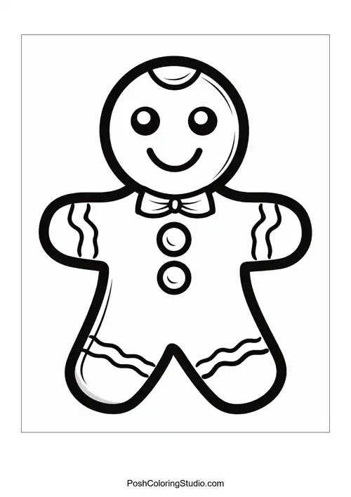 A larger gingerbread man with a smaller gingerbread child.