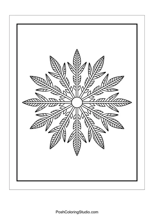 An ornament featuring swirling patterns and holly.