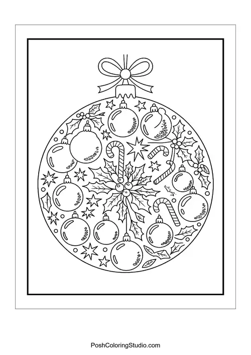 A mandala ornament design with intricate floral patterns.